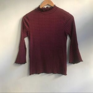 Michael Stars Mock T-neck top
